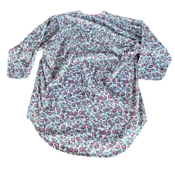 VTG Victoria’s Secret Gold Label Sleep Shirt Medium Large Pink Floral Hong Kong - Picture 3 of 12